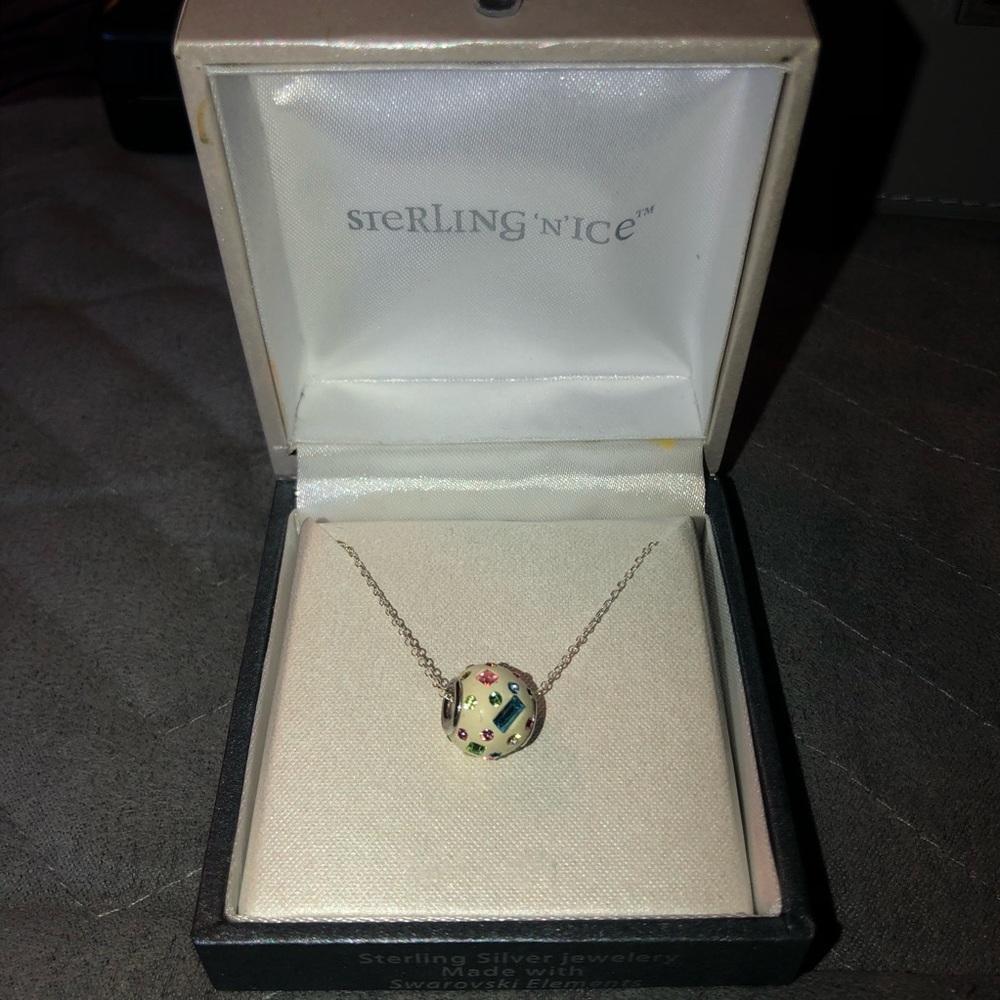 Swarovski Elements/Sterling Silver necklace